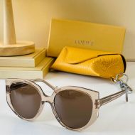 Loewe LW40054U Butterfly Acetate Sunglasses In Coffee