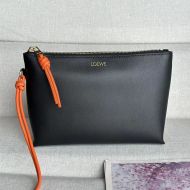 Loewe Knot T Pouch In Nappa Calfskin Black