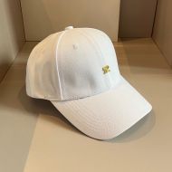 Loewe Metal Anagram Baseball Cap Cotton In White