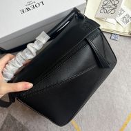 Loewe Small Puzzle Bag In Classic Calfskin Black