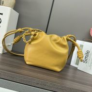 Loewe Mini Flamenco Purse In Mellow Calfskin Yellow