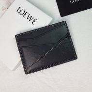 Loewe Puzzle Plain Cardholder In Classic Calfskin Black