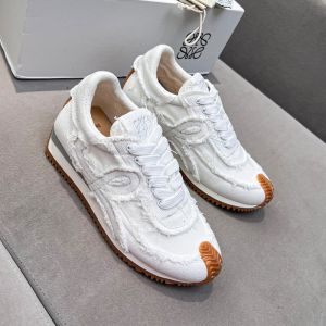 Loewe Flow Runner Sneakers Unisex Denim In White