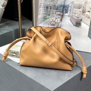 Loewe Mini Flamenco Iconic Clutch In Nappa Calfskin Camel