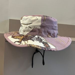 Loewe Printing Bucket Hat Canvas In Pink