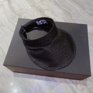 Loewe Anagram Mesh Visor In Black