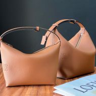 Loewe Cubi Bag In Smooth Calfskin Brown