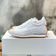 Loewe Flow Runner Sneakers Unisex Nylon And Suede In White