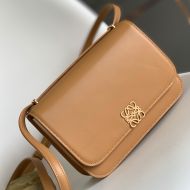 Loewe Medium Goya Bag In Silk Calfskin Camel