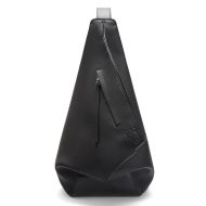 Loewe Small Anton Backpack In Grained Calfskin Black