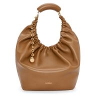 Loewe Medium Squeeze Bag In Nappa Calfskin Brown