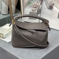 Loewe Mini Puzzle Edge Bag In Grained Calfskin Marble