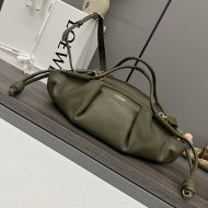 Loewe Small Paseo Bag In Nappa Calfskin Khaki