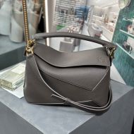 Loewe Small Puzzle Edge Bag In Grained Calfskin Marble