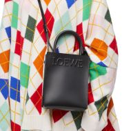 Loewe Small Standard A5 Tote In Sleek Calfskin Black