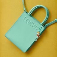 Loewe Small Standard A5 Tote In Sleek Calfskin Sky Blue